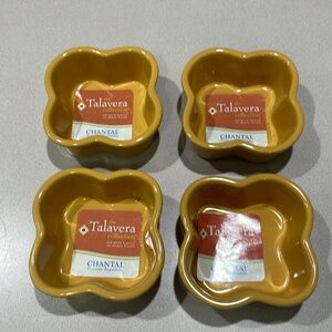 Talavera Collection Chantal Ramikans Set of 4 NWT